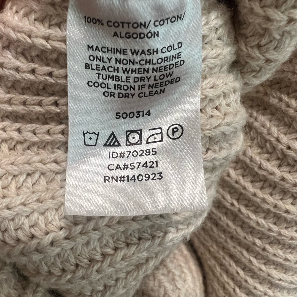 LOFT Beige Knit Sweater - Picture 3 of 6